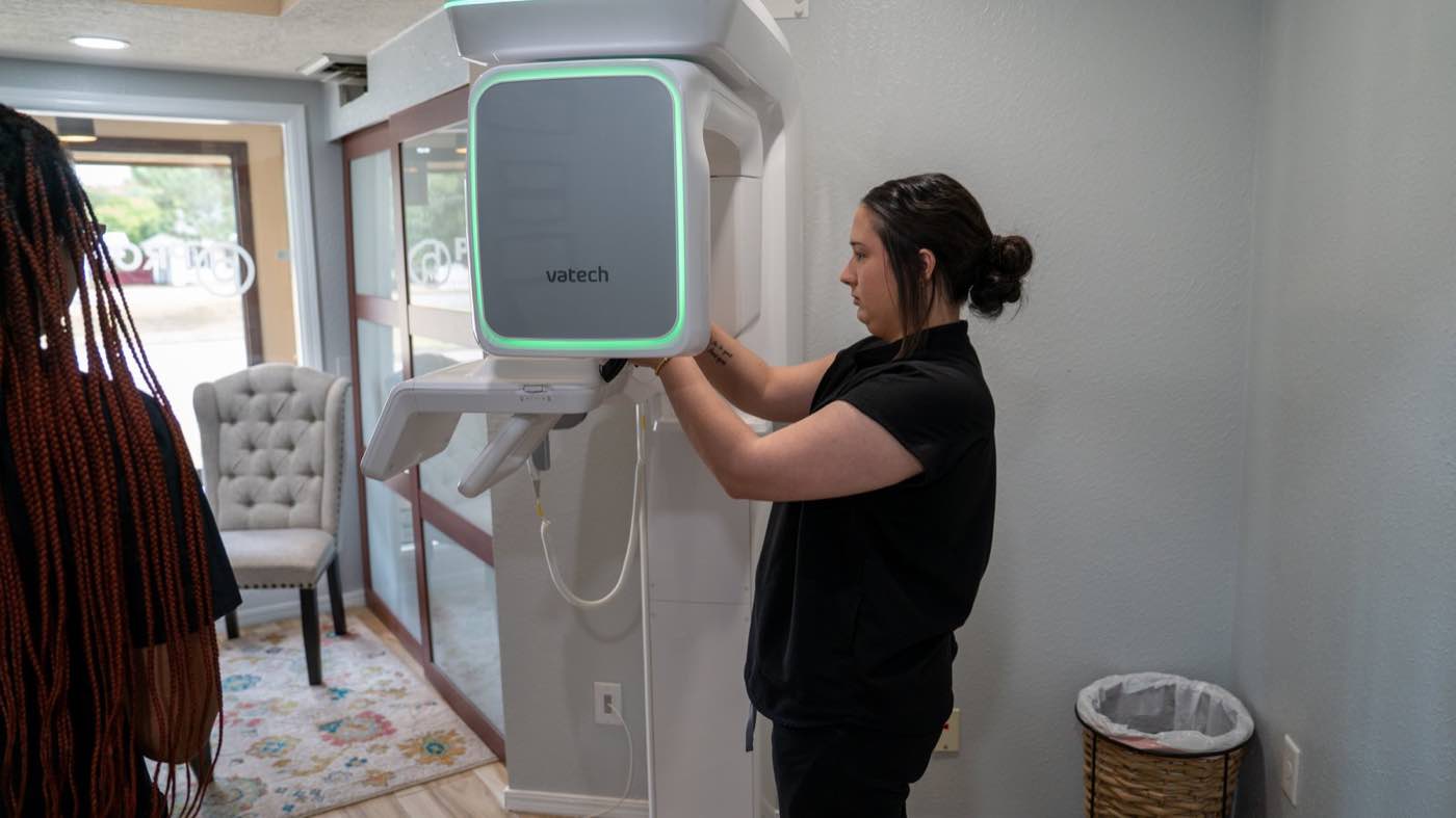 Advanced 3D dental imaging technology at Progressive Dental in Oklahoma City