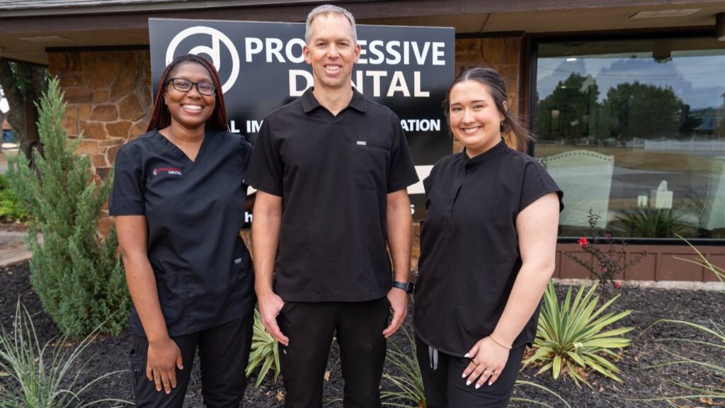 The Progressive Dental team welcomes patients in Oklahoma City